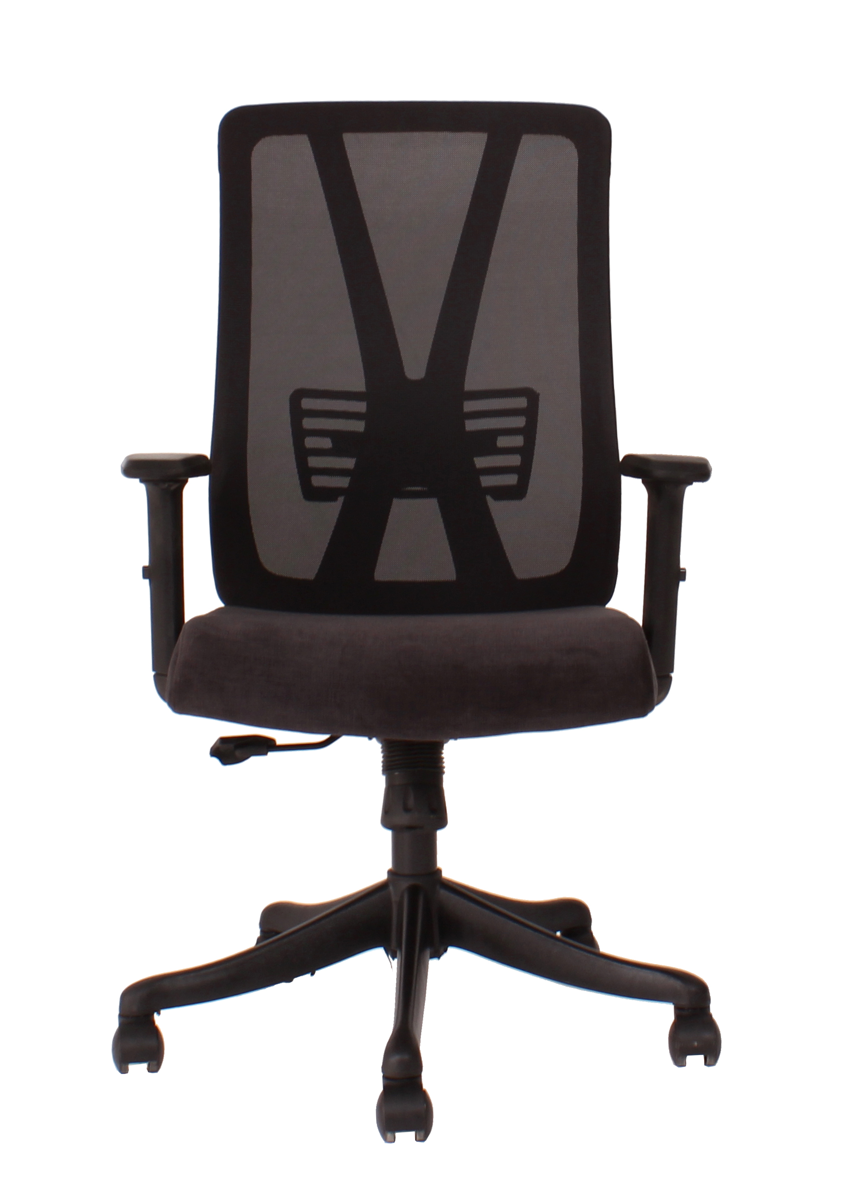 Management Chair - In Black Color With Front View